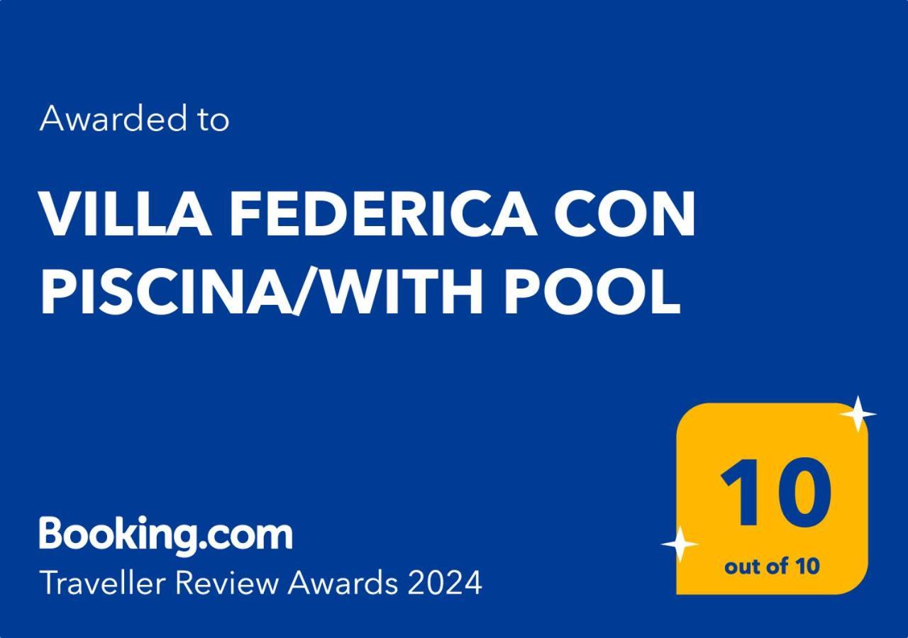 Villa Federica Con Piscina/With Pool Santa Maria del Focallo Esterno foto
